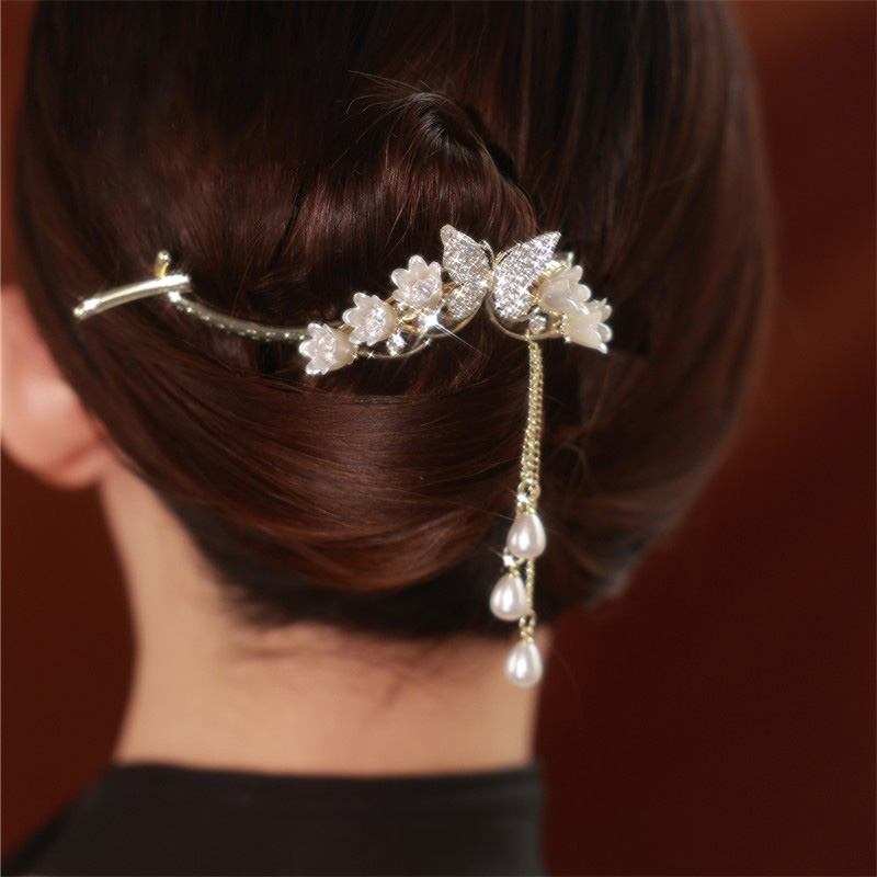 蝴蝶結頭飾高級感髮卡髮飾