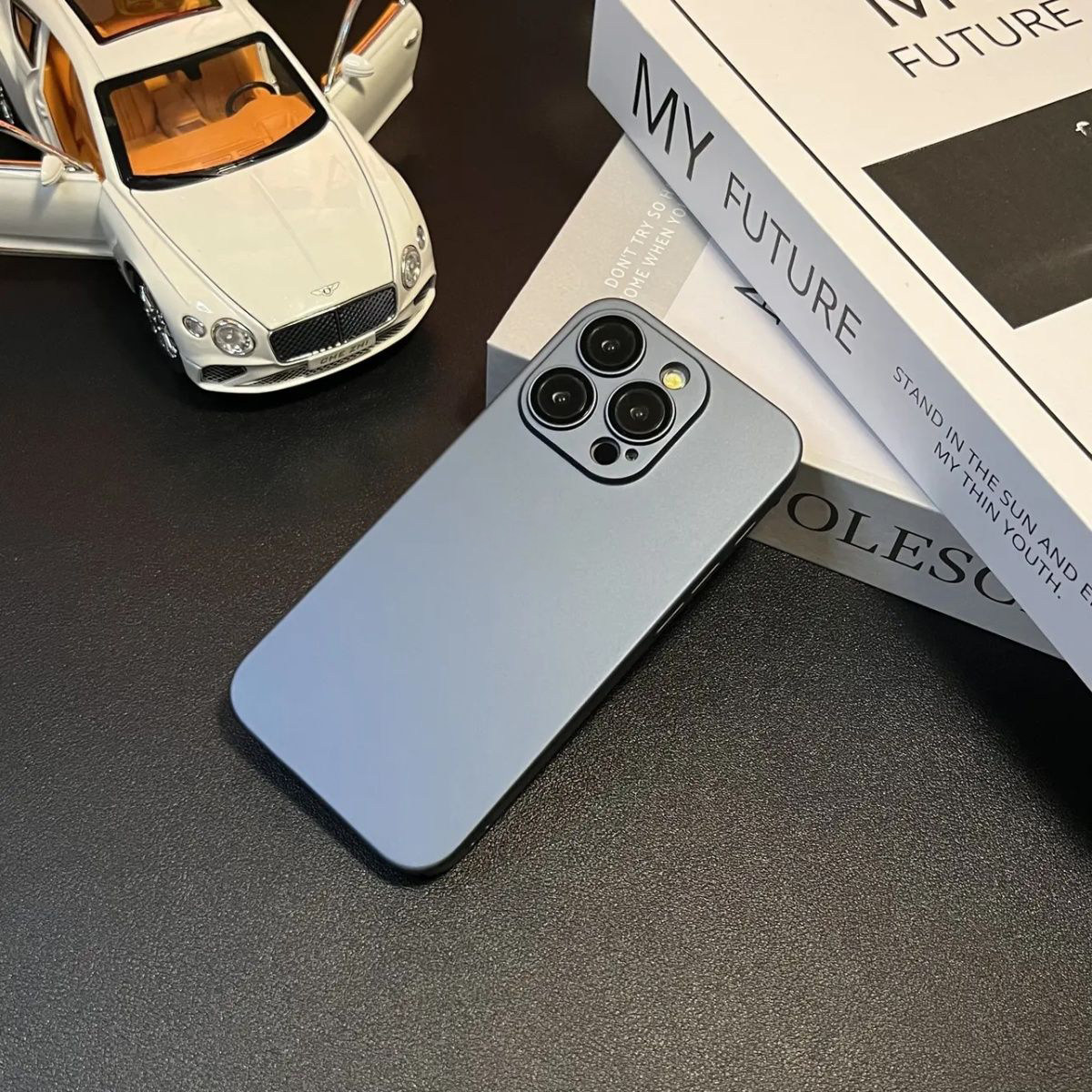 裸機感鈦金屬質感iphone手機保護殼