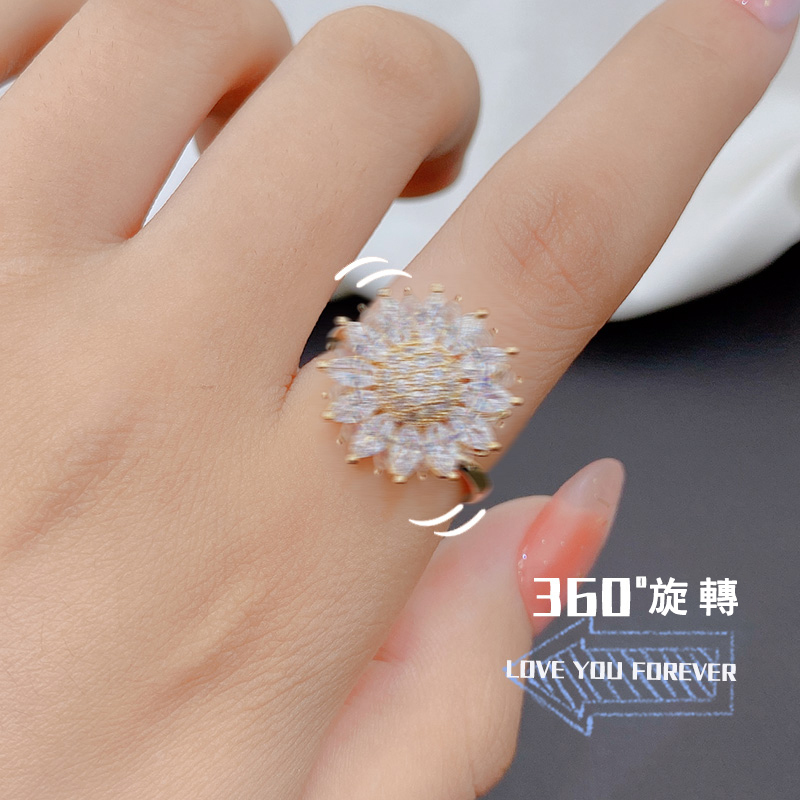 小香風錬條雙C戒指兩件套ring 純銀戒指個人戒指女生戒指純銀設計感戒指女生戒指炫酷戒指