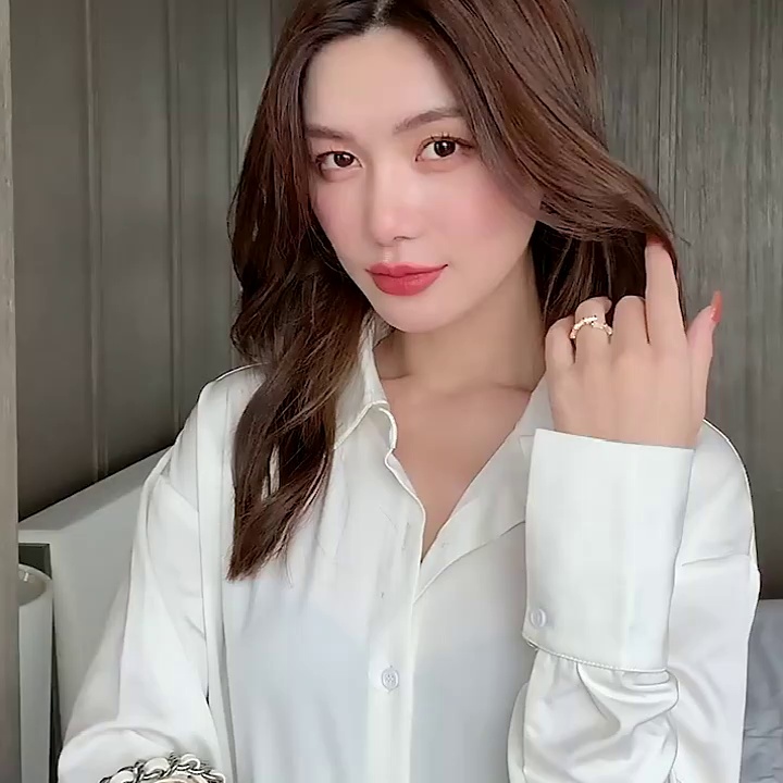 【潮流女戒|三件998】法國【設計師】Moleubak 法式設計貓眼石竹節戒指女 開口輕奢配飾