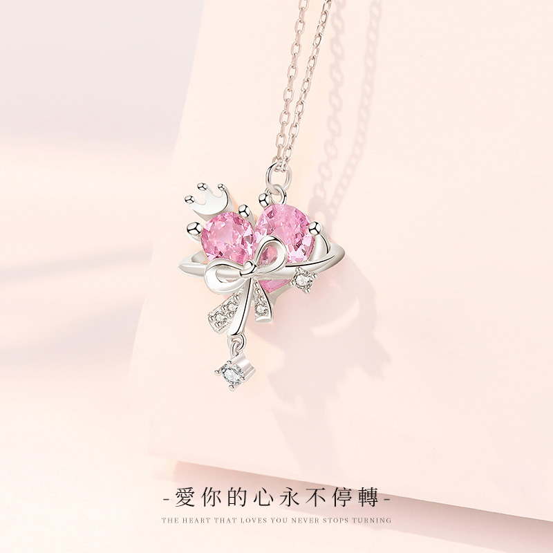 星球甜心項錬 【S925銀/莫桑石】夢幻少女在未來閃閃發光