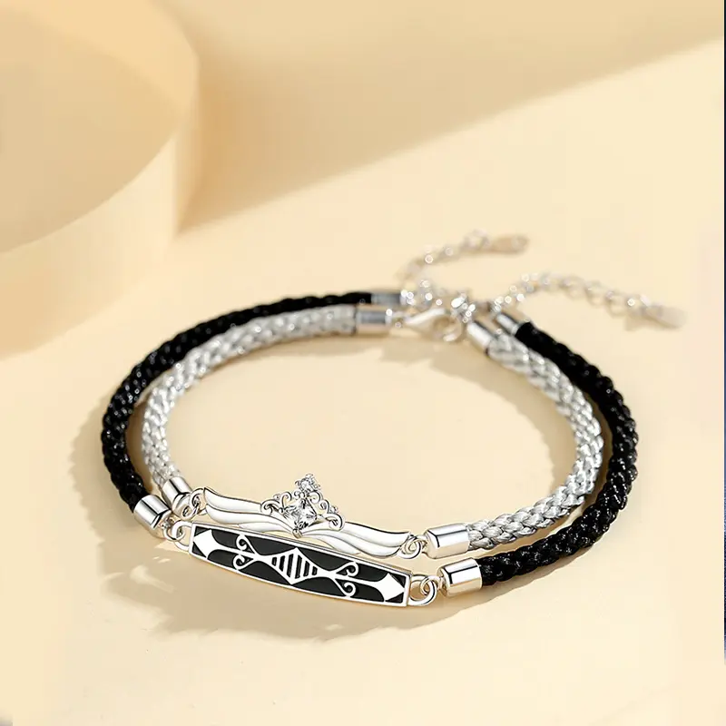 公主&騎士 <永遠保護你> 情侶手繩 · 2入組 禮物推薦