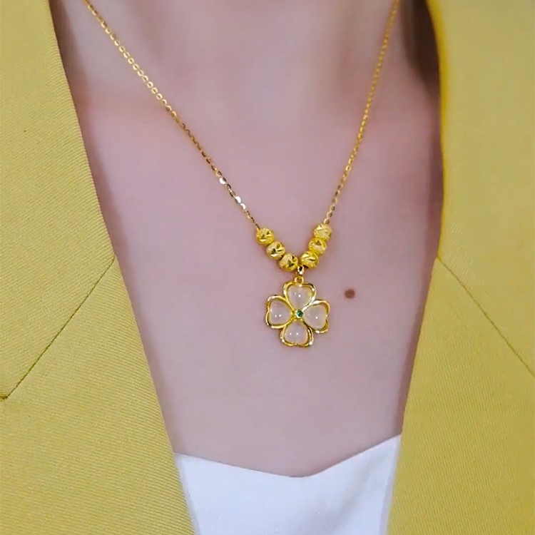 新款幸運四葉草項錬