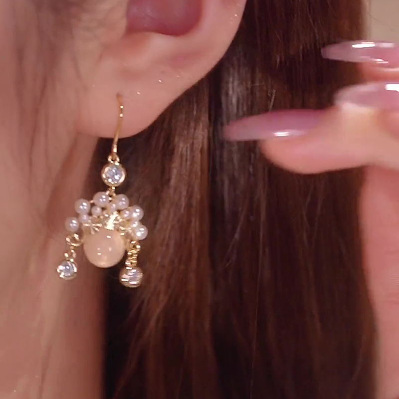 民國風花旦珍珠耳環