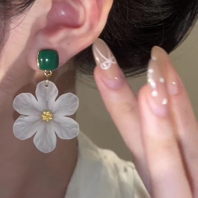甜美花朵小清新耳環