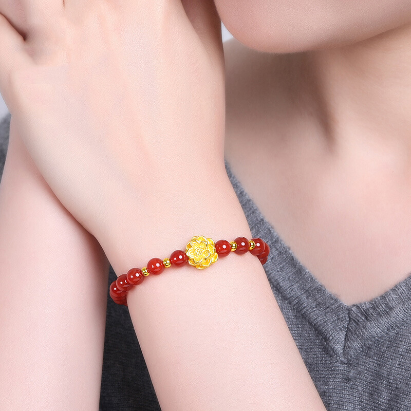 [Copy]黃金少女心蝴蝶結硬金戒指