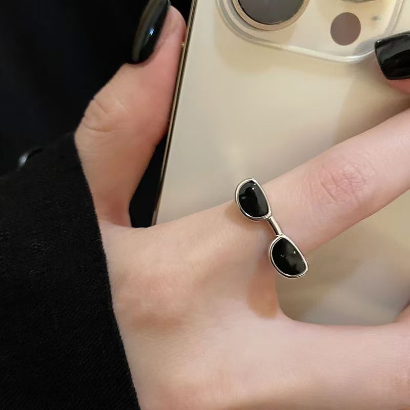 個性錬條滿鑽戒指【自由調節大小】ring 純銀戒指個人戒指女生戒指純銀