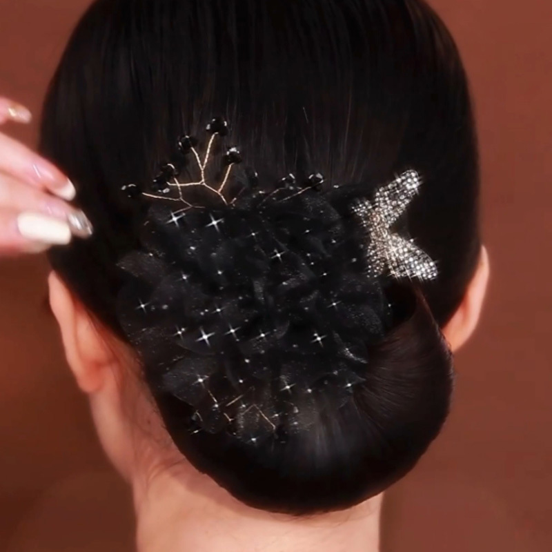 時尚滿天星輕奢繁花盤發器-FANYIACC