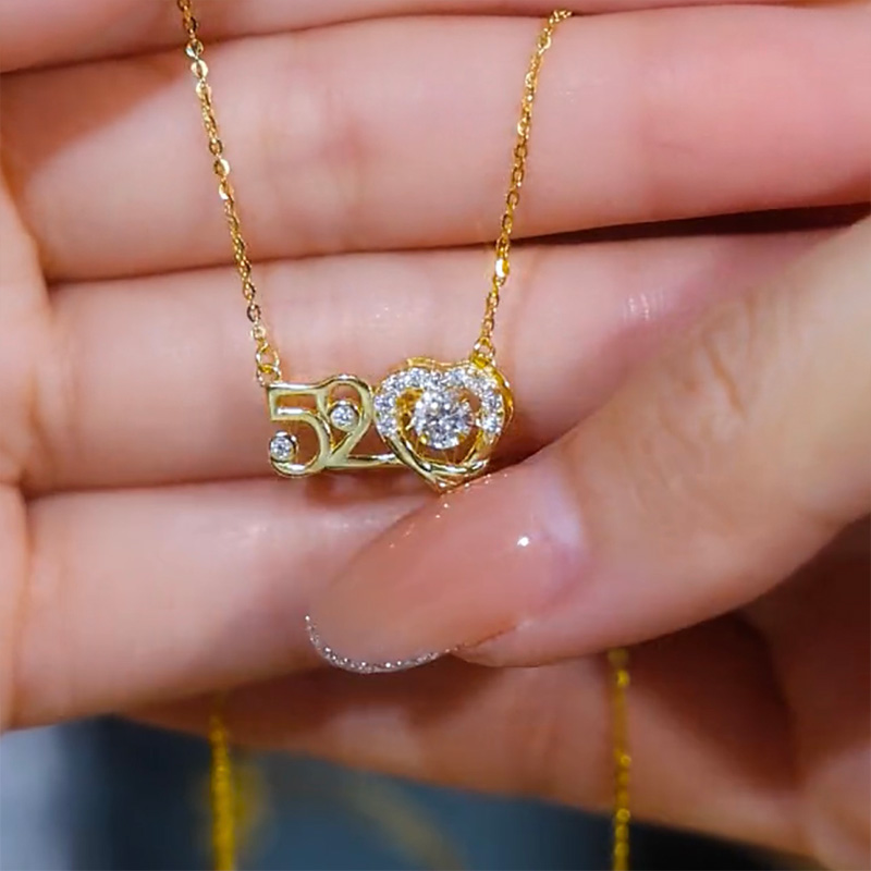 跳動的心520純銀項鍊