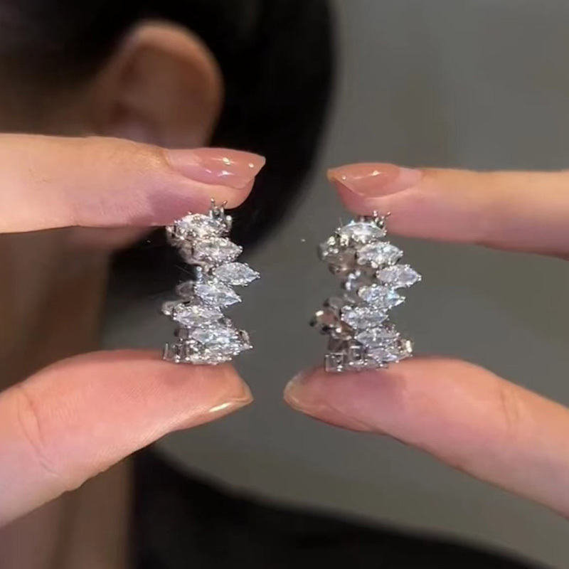 水晶之戀氣質圈圈耳環