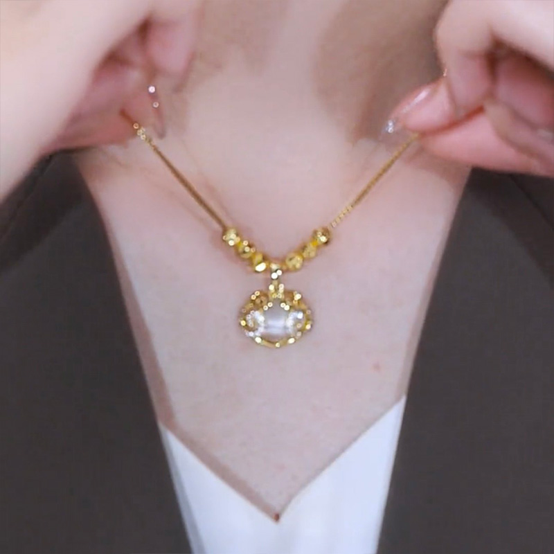 2026新款平安鎖轉運珠項鍊