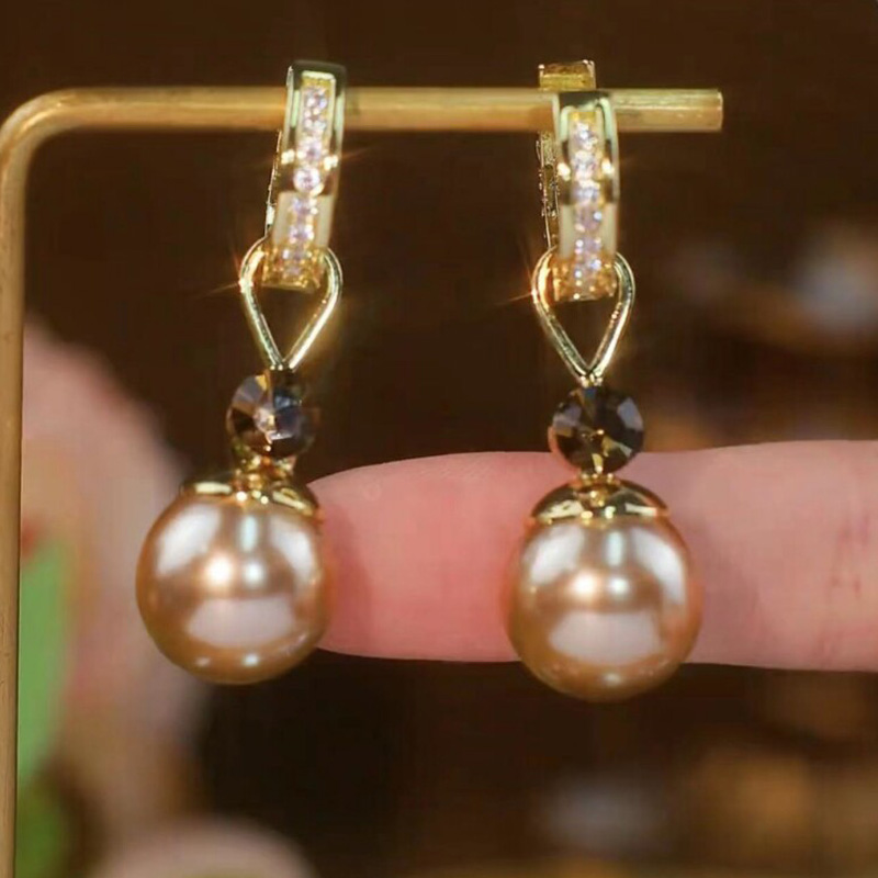 法式復港風珍珠耳環