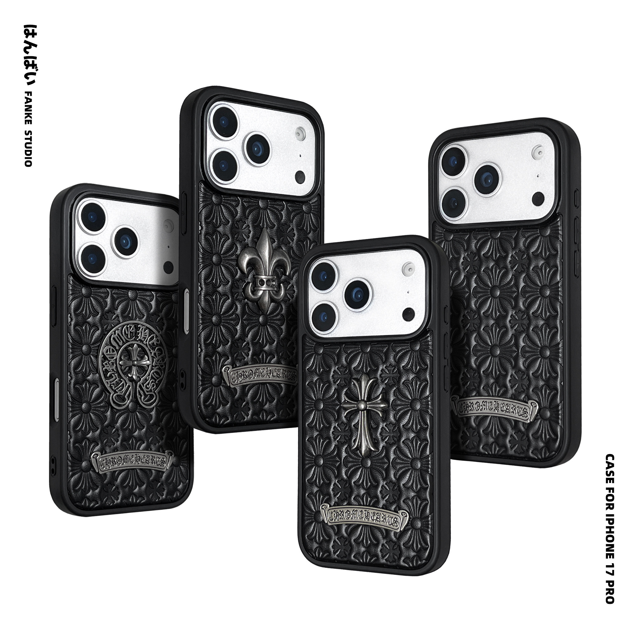 暗黑復古克羅心iphone保護殼