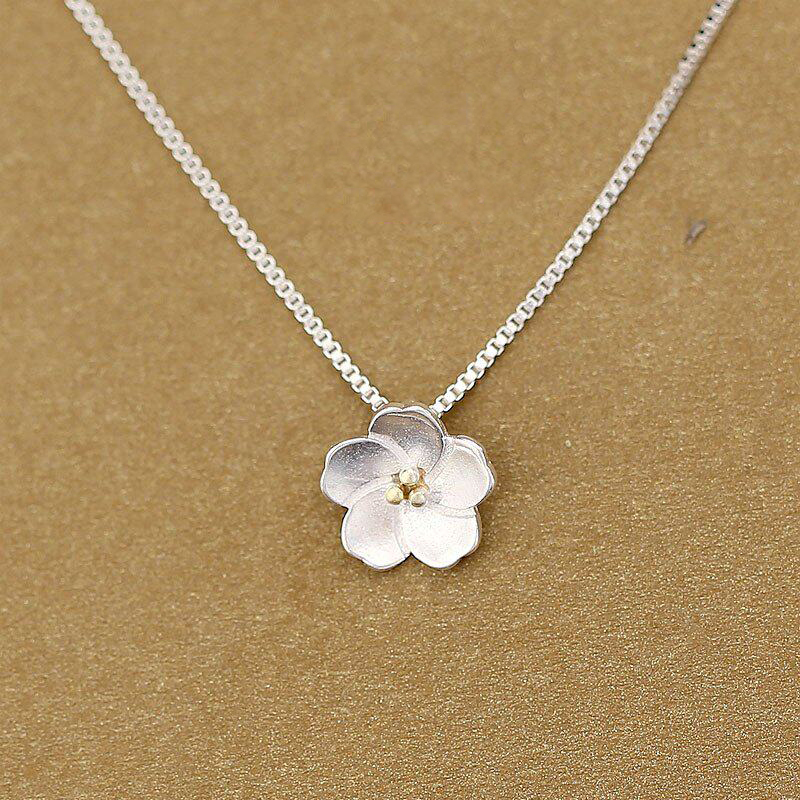 文藝甜美清新櫻花鎖骨錬