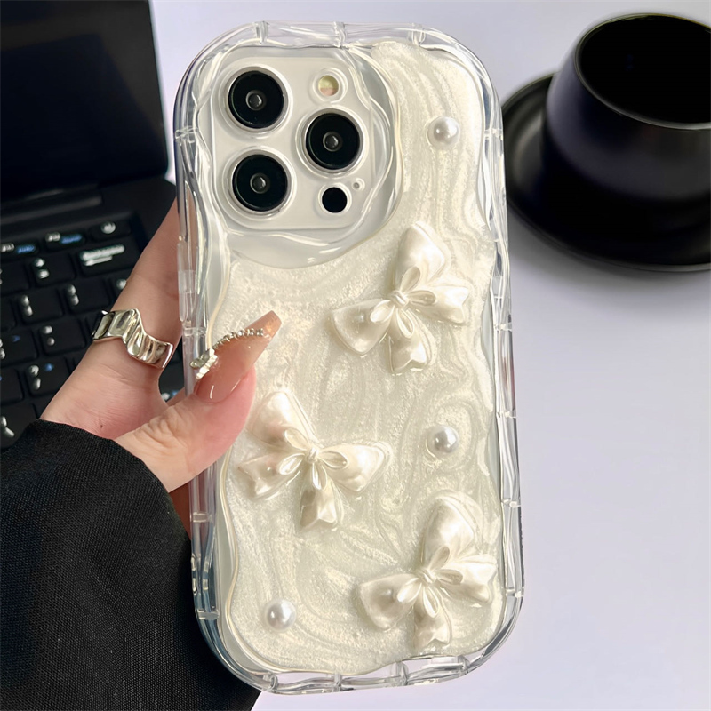 滴膠愛心蝴蝶結iPhone手機殼