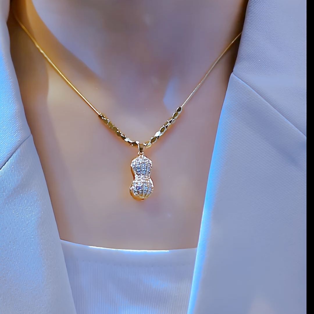 好事發生碎銀子項鍊