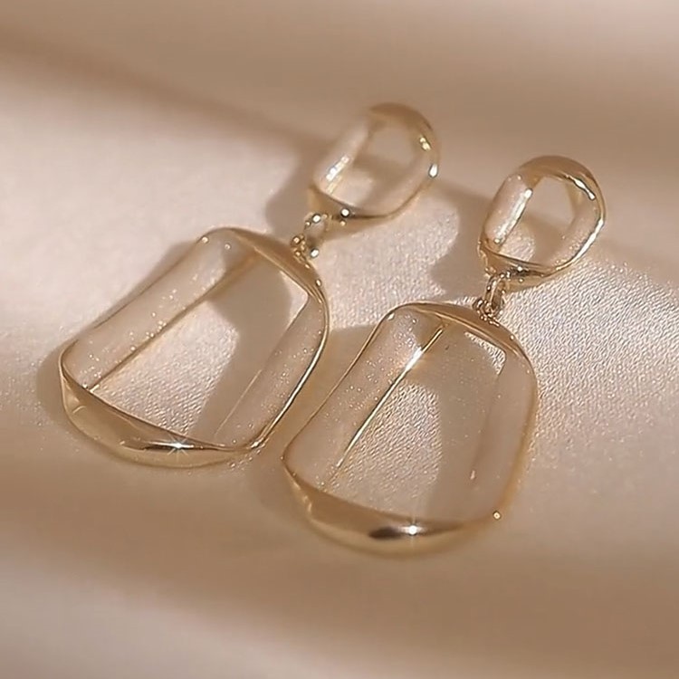 誇張幾何氣質耳環