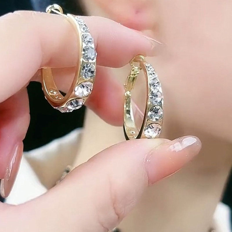  巴洛克圓形氣質耳環