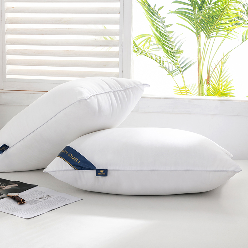 希爾頓飯店專用枕 【100%喀什棉】 羽绒棉枕