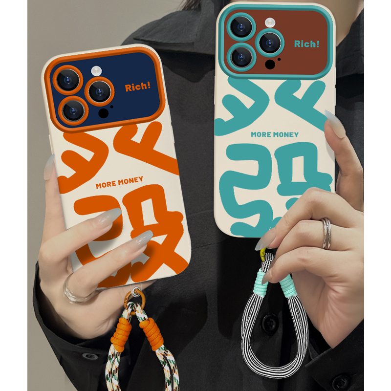 新款大視野發財 撞色療愈保護殼