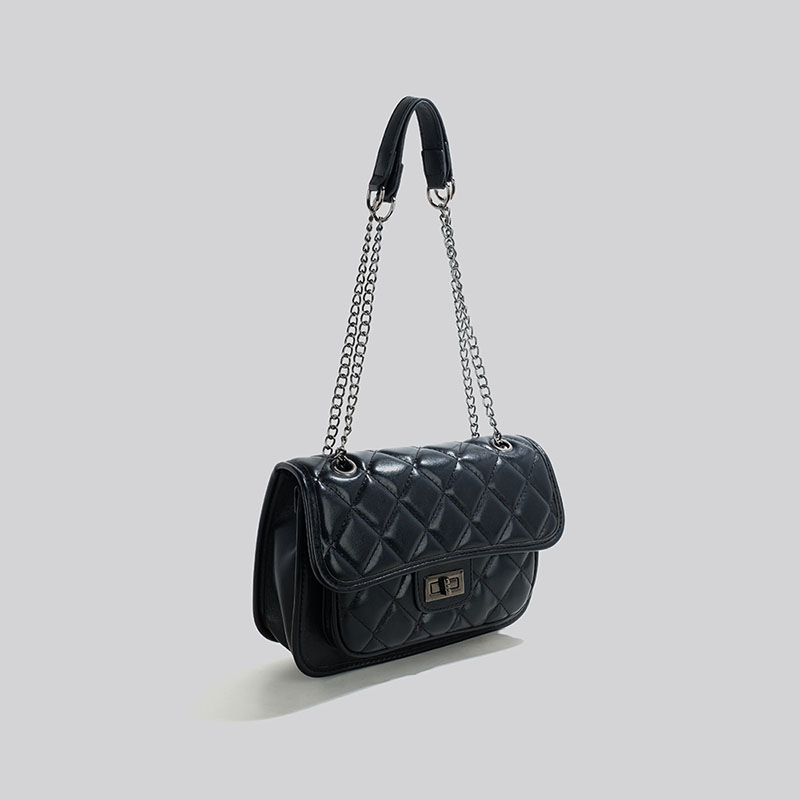 斜肩錬條包 百搭包包