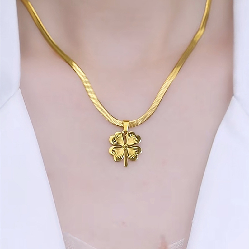金色四葉草輕奢項鍊