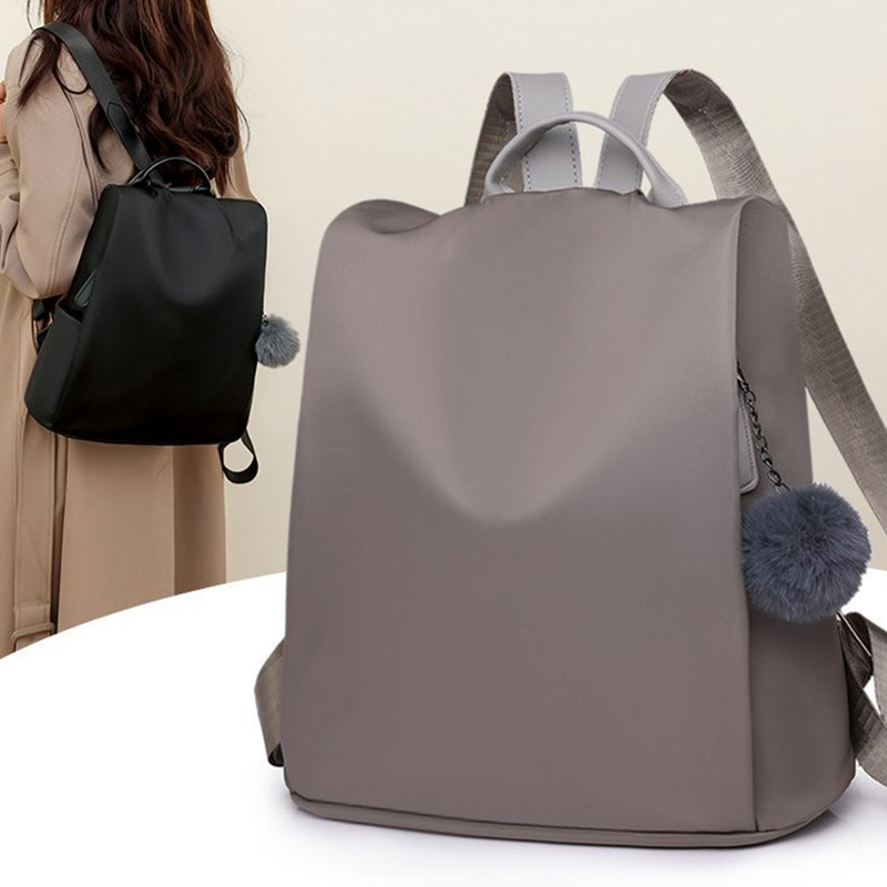 【沫緹甄選】輕鬆旅行女士簡約雙肩背包通勤