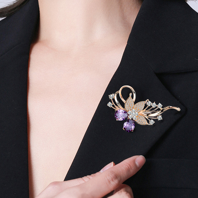 高檔奢華氣質胸針