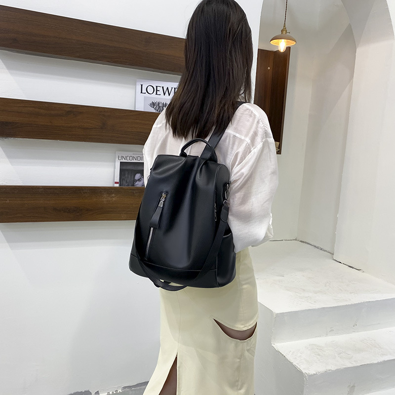 【沫緹甄選】新款時尚簡約雙肩包大容量單肩包休閒潮流背包