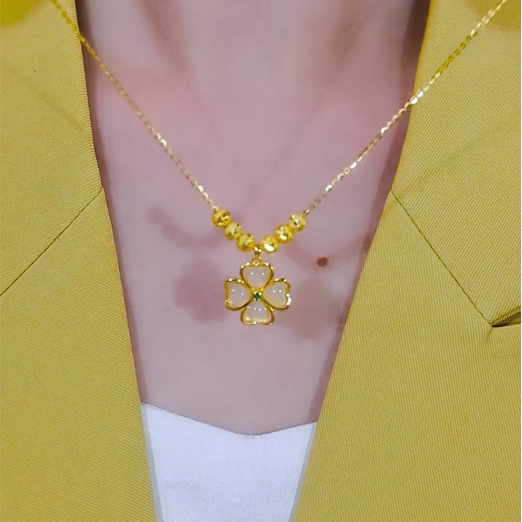 新款幸運四葉草項錬