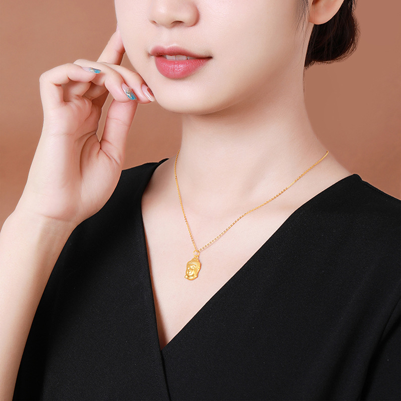 [Copy]黃金相思豆轉運珠紅手繩項錬