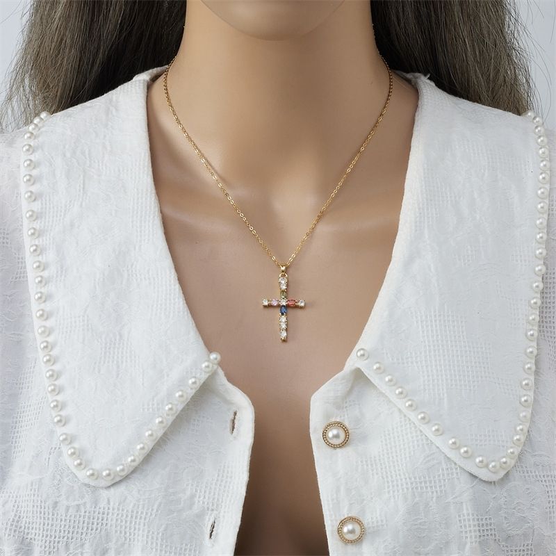 Cross Necklace • 輕奢鋯石項鍊 (男女同款)