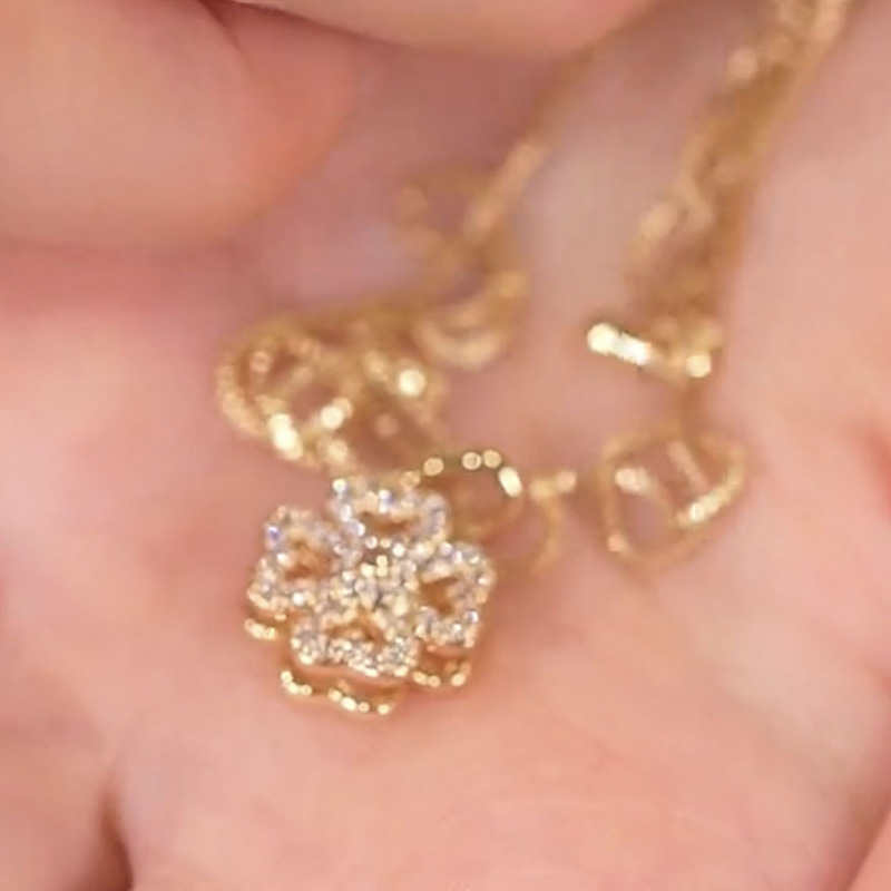 優雅氣質幸運草項鍊