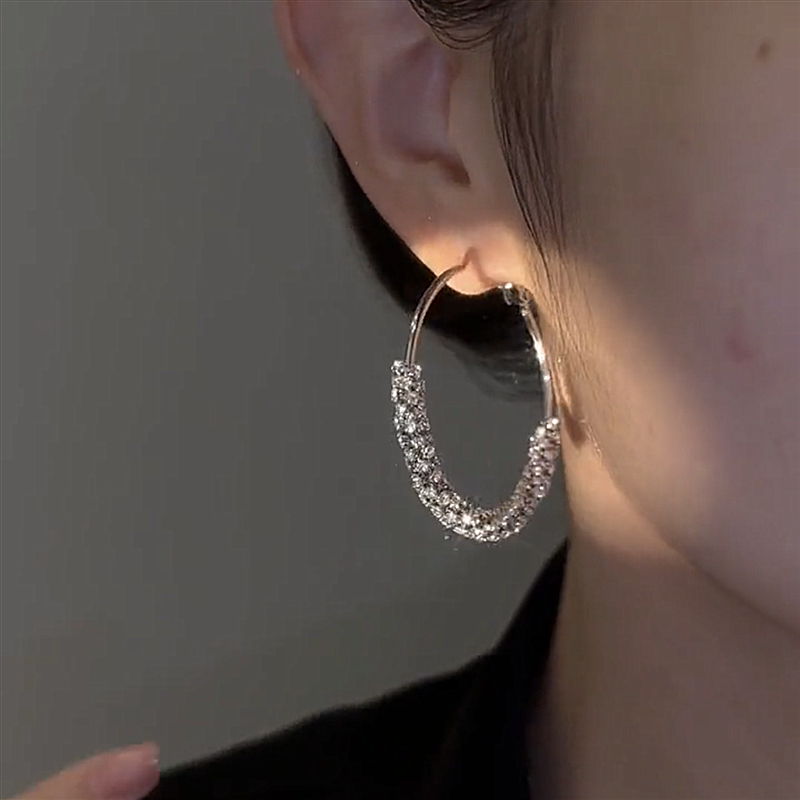 滿天星高級感圈圈耳環   