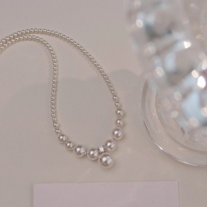 碎銀子珍珠項錬