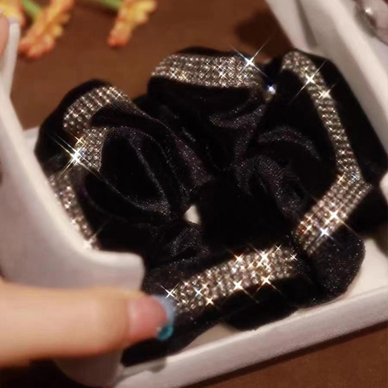 新款氣質丸子頭大腸髮圈