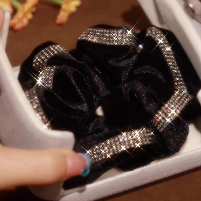 新款氣質丸子頭大腸髮圈