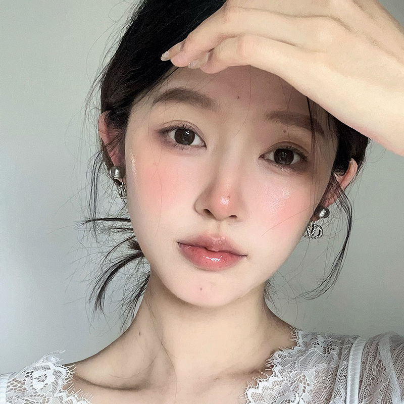 CD字母珍珠氣質耳環