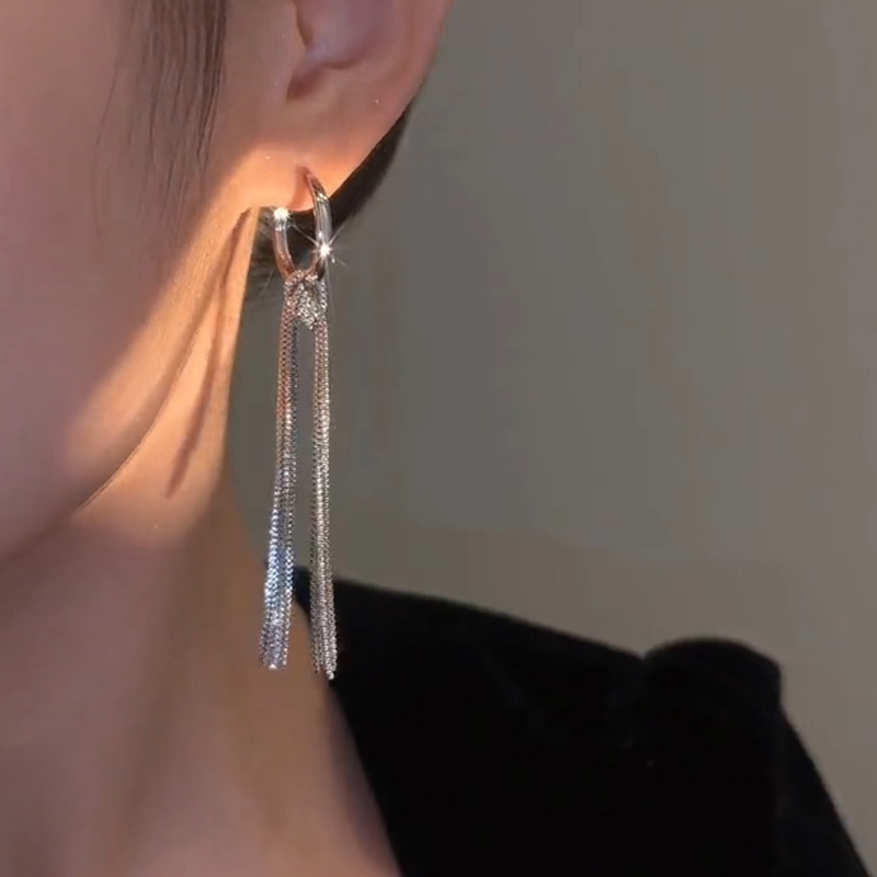 一款多戴圈圈流蘇耳環