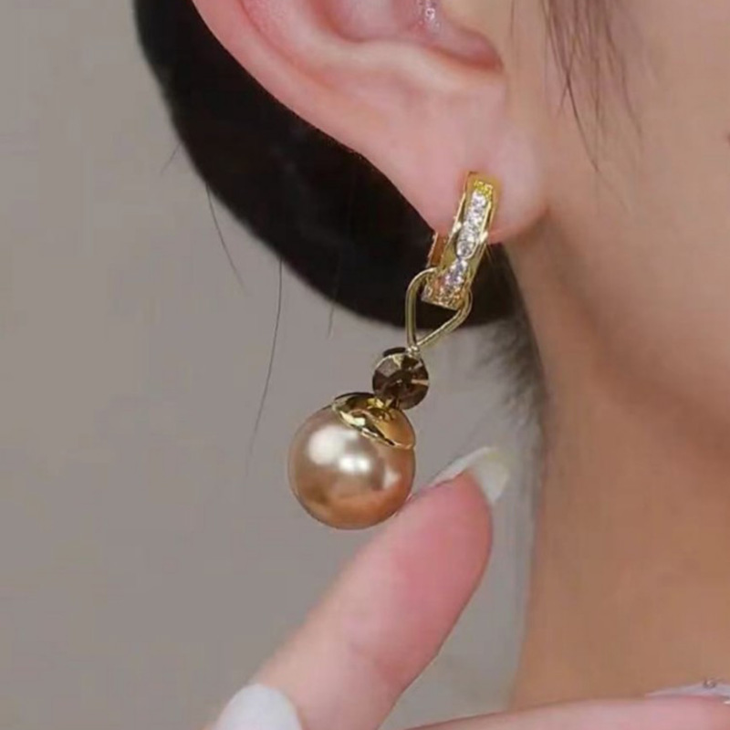 法式復港風珍珠耳環