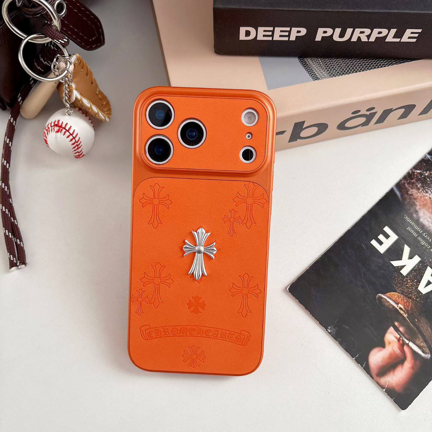 潮牌立體克羅心蘋果保護殼