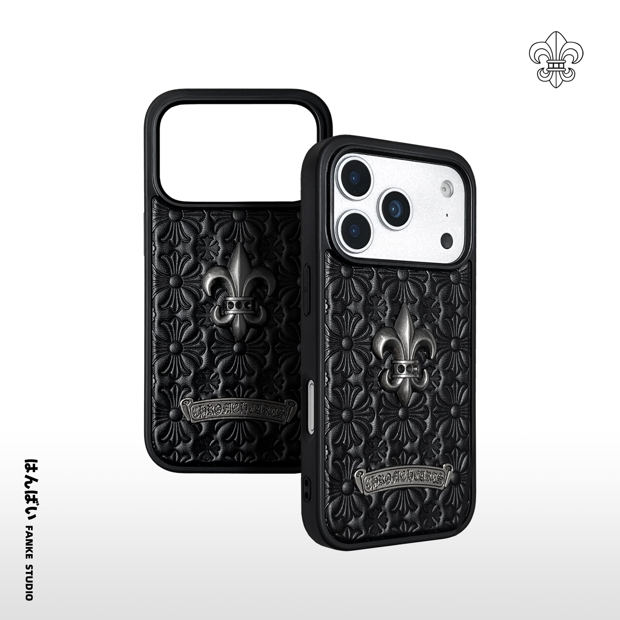 暗黑復古克羅心iphone保護殼