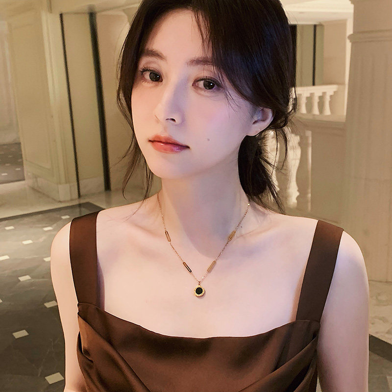 雙面鎖骨錬頸錬 兩面可戴項錬