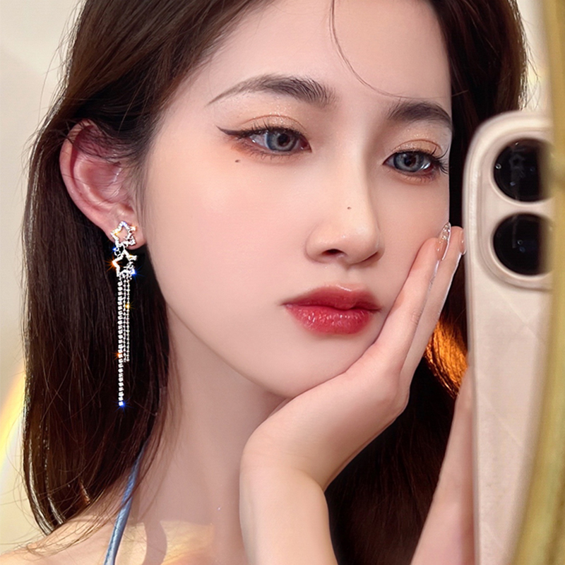 萬分心動★星星流蘇耳環