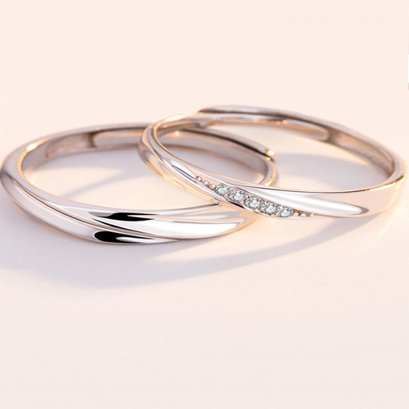 【💗520節日送禮】共渡愛河對戒💍一枚對戒相伴一生 【純銀】免費刻字✨