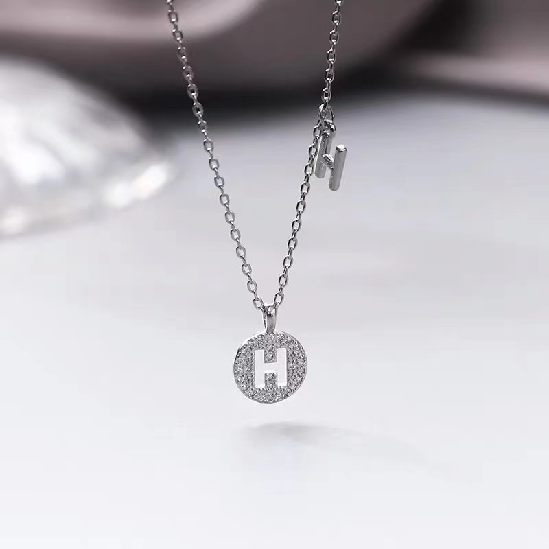 【💗520情人送禮】S925銀簡約26字母✨您的名字縮寫是最美的珠寶 把你戴在心上的項錬