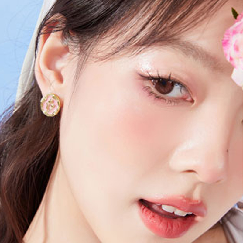 有簡訊純銀螺旋式耳夾