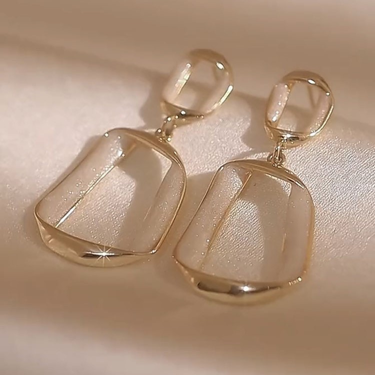 誇張幾何氣質耳環