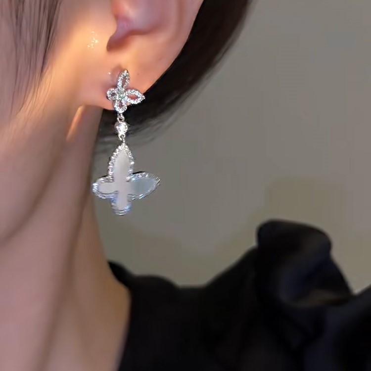 [Copy]【S925銀】滿天星錬條流蘇耳環 （Earrings）