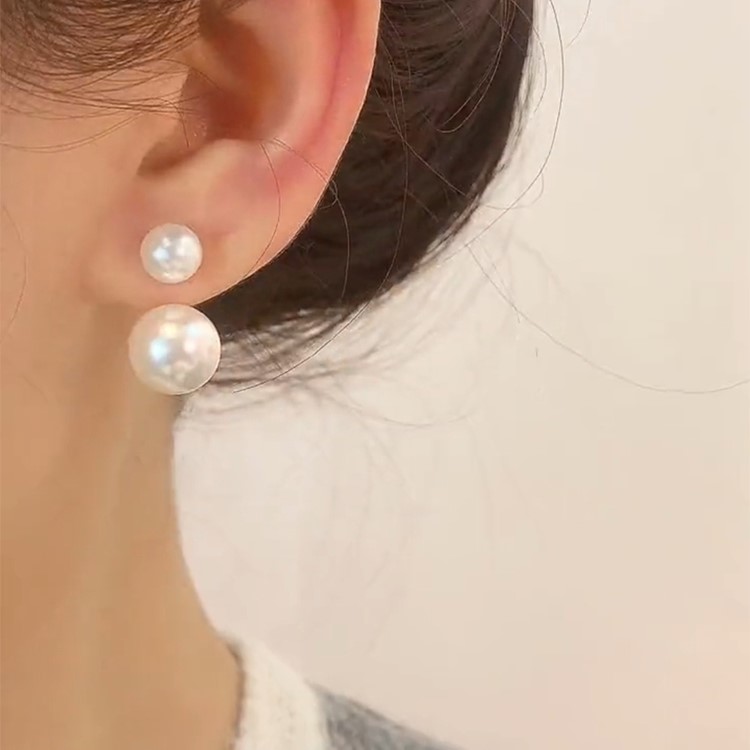 氣質兩戴款珍珠耳環
